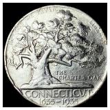 1935 Silver Connecticut Tercentenary Half Dollar C