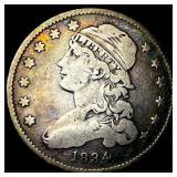 1834 Capped Bust Quarter LIGHTLY CIRCULATED