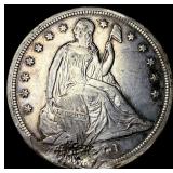 1841 Seated Liberty Silver Dollar HIGH GRADE
