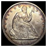 1876 Silver Half Dollar NEARLY UNCIRCULATED