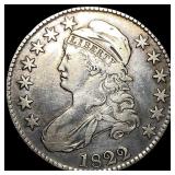 1822 Capped Bust Half Dollar LIGHTLY CIRCULATED