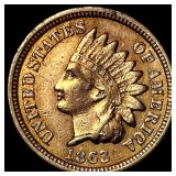 1863 Indian Head Cent CLOSELY UNCIRCULATED