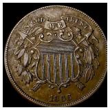 1866 Two-Cent Piece CLOSELY UNCIRCULATED