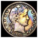 1901 Barber Quarter NICELY CIRCULATED