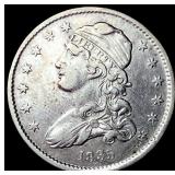 1835 Capped Bust Silver Quarter CLOSELY UNCIRCULAT