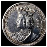 1893 Columbian Exposition Isabella Quarter CLOSELY