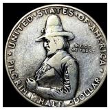 1920 Silver Pilgrim Half Dollar LIGHTLY CIRCULATED