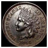 1866 Indian Head Cent CHOICE AU