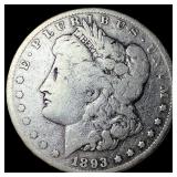 1893-CC Silver Morgan Dollar NICELY CIRCULATED
