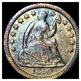 1850 Silver Half Dime CLOSELY UNCIRCULATED