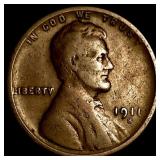 1911-S Lincoln Wheat Cent NICELY CIRCULATED