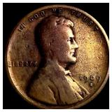 1909-S Lincoln Wheat Cent NEARLY UNCIRCULATED