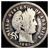 1895-O Silver Barber Dime NEARLY UNCIRCULATED