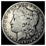 1891-CC Morgan Silver Dollar NICELY CIRCULATED