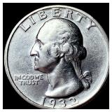 1932-S Silver Washington Quarter CLOSELY UNCIRCULA