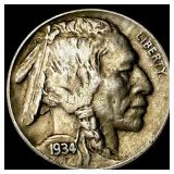 1934-D Buffalo Nickel UNCIRCULATED