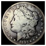 1893-CC Silver Morgan Dollar NICELY CIRCULATED