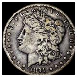 1891 Morgan Silver Dollar HIGH GRADE