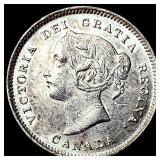 1900 Canada Silver 5 Cents UNCIRCULATED