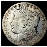 1892-CC Silver Morgan Dollar LIGHTLY CIRCULATED