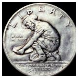 1949-S Silver California Diamond Jubilee Half Doll