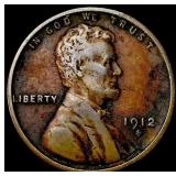 1912-S Lincoln Wheat Cent ABOUT UNCIRCULATED