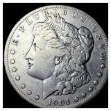 1904-S Silver Morgan Dollar LIGHTLY CIRCULATED