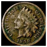 1908-S Indian Head Cent NICELY CIRCULATED