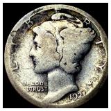 1921 Mercury Dime NICELY CIRCULATED