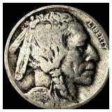 1919-D Buffalo Nickel LIGHTLY CIRCULATED