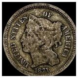 1871 Nickel Three-Cent Piece NICELY CIRCULATED