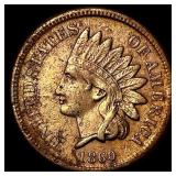 1860 Copper-Nickel Indian Head Cent CLOSELY UNCIRC