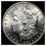 1884 Silver Morgan Dollar NEARLY UNCIRCULATED