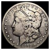 1878-S Silver Morgan Dollar LIGHTLY CIRCULATED