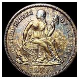 1886 Seated Liberty Dime UNCIRCULATED