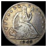 1848-O Silver Half Dollar LIGHTLY CIRCULATED