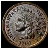 1880 Indian Head Cent CHOICE AU