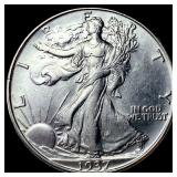 1937 Walking Liberty Half Dollar NEARLY UNCIRCULAT