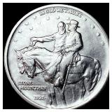 1925 Silver Stone Mountain Half Dollar UNCIRCULATE