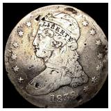 1838 Silver Half Dollar (Capped Bust) NICELY CIRCU