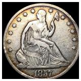1857-O Silver Half Dollar LIGHTLY CIRCULATED