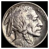 1917-D Buffalo Nickel NEARLY UNCIRCULATED
