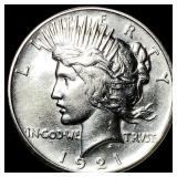 1921 Silver Peace Dollar UNCIRCULATED