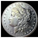 1890-CC Silver Morgan Dollar CLOSELY UNCIRCULATED