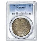 1890-CC Morgan Silver Dollar PCGS MS64