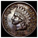 1875 Indian Head Cent CLOSELY UNCIRCULATED