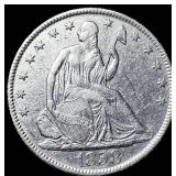 1858-O Silver Half Dollar NEARLY UNCIRCULATED