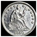 1850 Seated Liberty Half Dime UNCIRCULATED