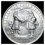 1936 Albany Charter Silver Half Dollar UNCIRCULATE