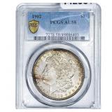 1902 Morgan Silver Dollar PCGS AU58